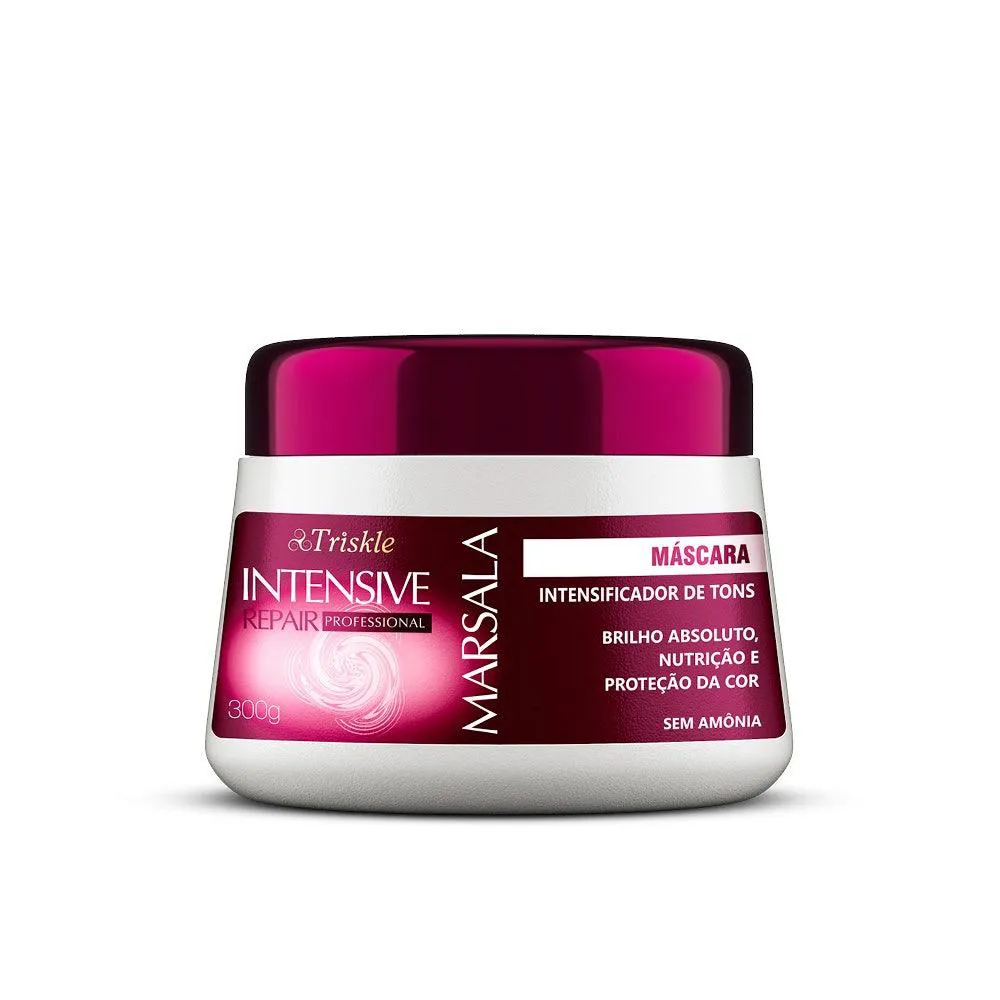 MáSCARA DE TRATAMENTO TRISKLE INTENSIVE REPAIR MARSALA 300G