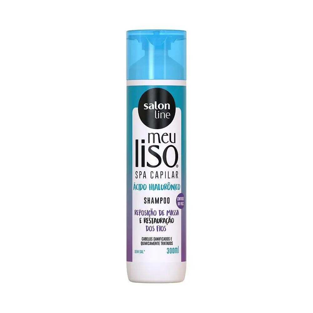 Shampoo Salon Line Meu Liso SPA Capilar Ácido Hialurônico 300ml