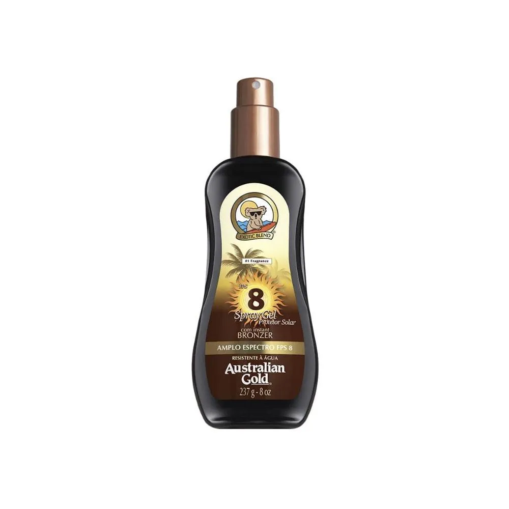 PROTETOR SOLAR AUSTRALIAN GOLD SPRAY GEL FPS8 237ML