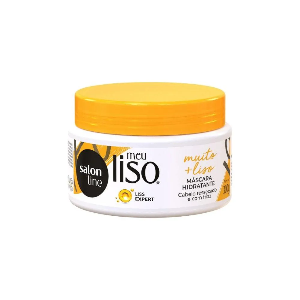 MáSCARA DE HIDRATAçãO SALON LINE MEU LISO #MAIZ LISO AMIDO MILHO 300G