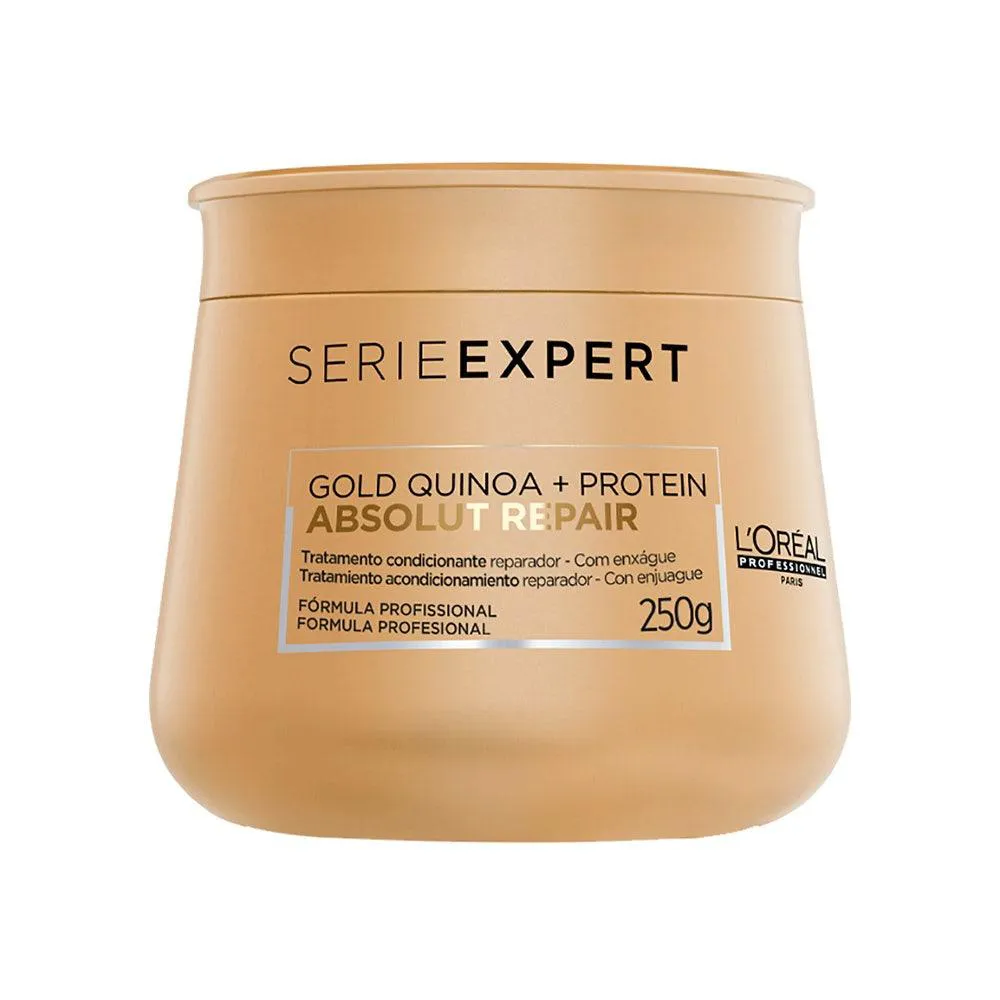 MáSCARA DE TRATAMENTO L'ORéAL PROFESSIONNEL ABSOLUT REPAIR GOLD 250G