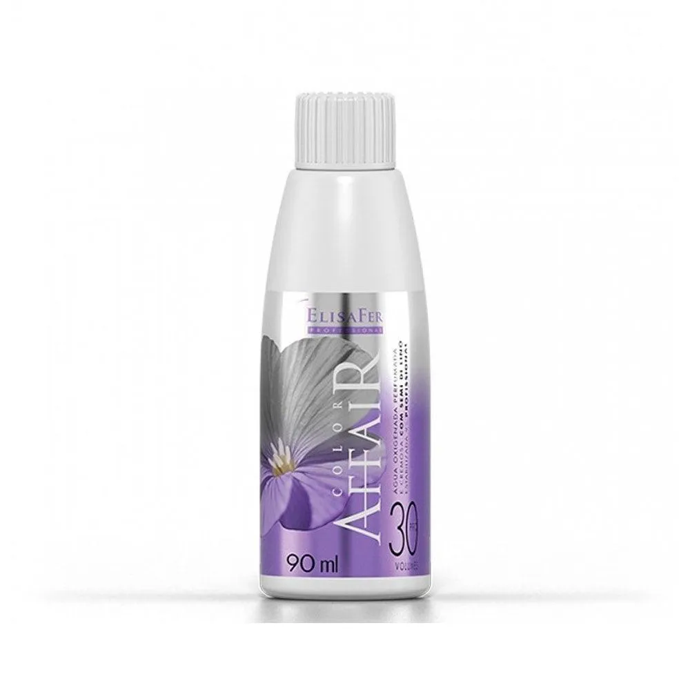 ÁGUA OXIGENADA ELISAFER COLOR AFFAIR 30 VOLUMES 90ML
