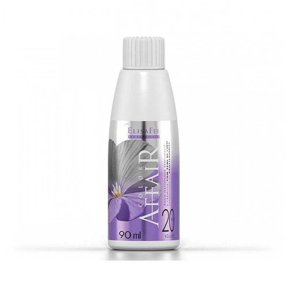 ÁGUA OXIGENADA ELISAFER COLOR AFFAIR 20 VOLUMES 90ML