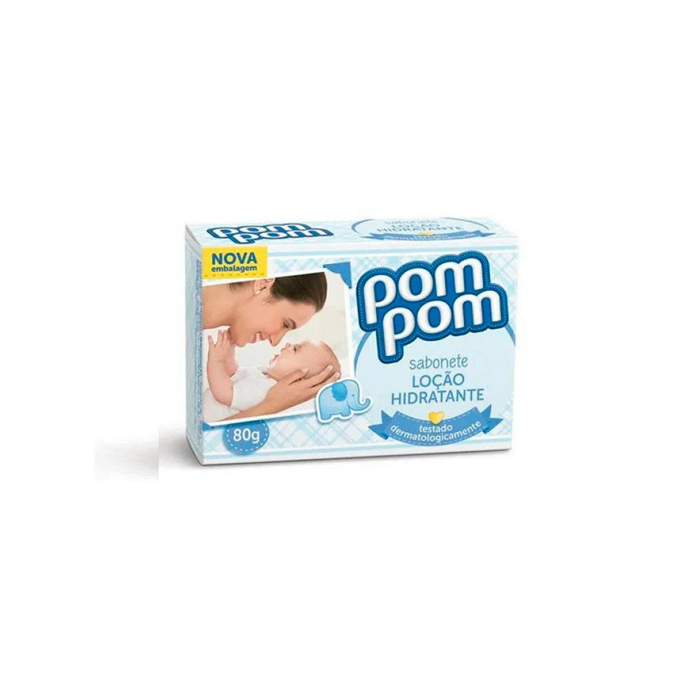SABONETE INFANTIL POM POM LOçãO HIDRATANTE 80G