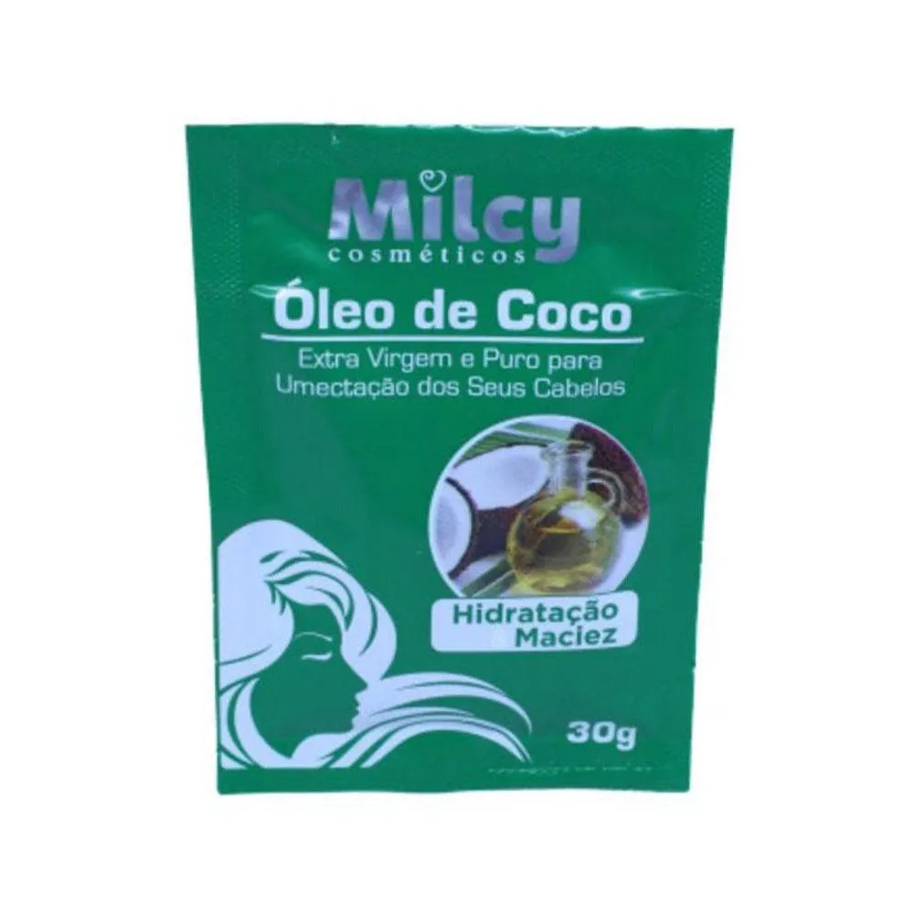 MáSCARA DE TRATAMENTO MILCY ÓLEO DE COCO SACHê 30G