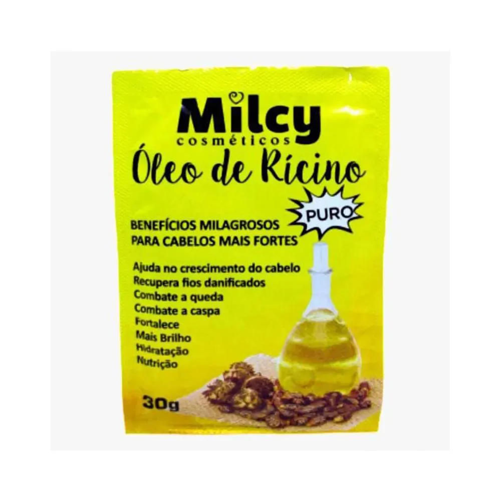 MáSCARA DE TRATAMENTO MILCY ÓLEO DE RíCINO SACHê 30G