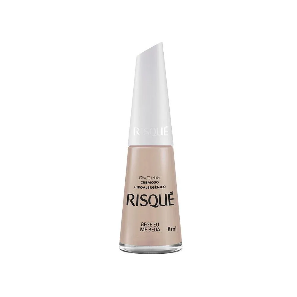ESMALTE RISQUE CREMOSO BEGE EU ME BEIJA