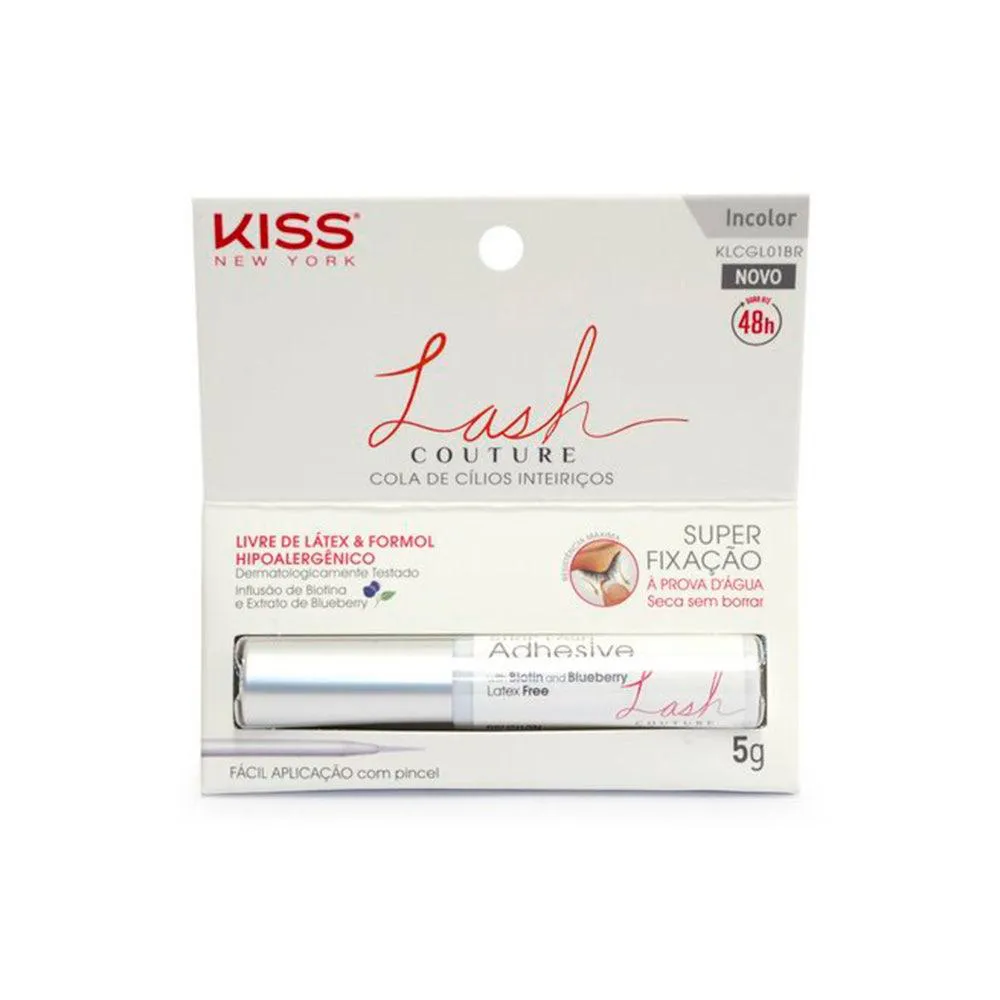 COLA PARA CíLIOS KISS 48H INCOLOR KLCGL01BR