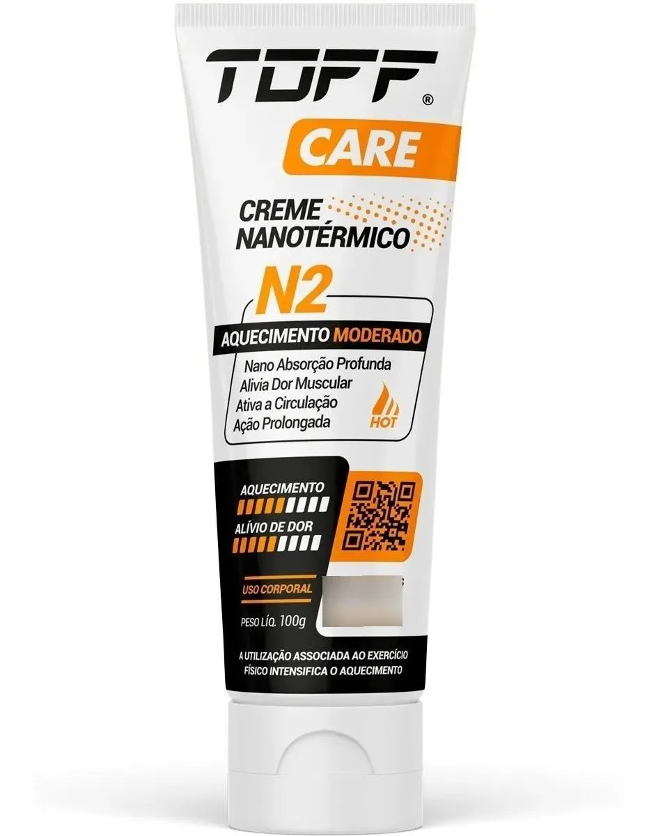 TOFF CARE CREME NANOTéRMICO PARA ALíVIO DA DOR N2 AQUECIMENTO MODERADO
