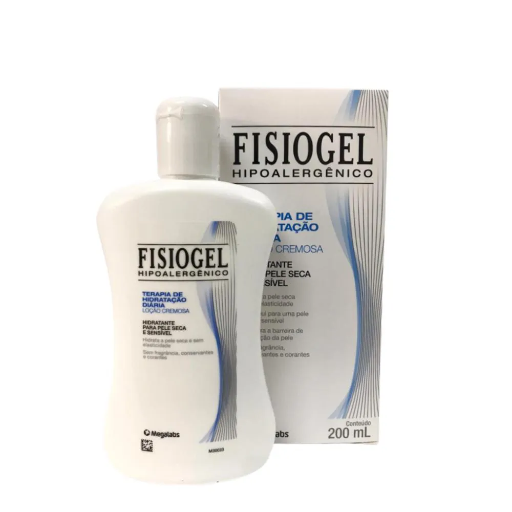 MEGALABS FISIOGEL LOçãO HIPOALERGêNICO 200ML