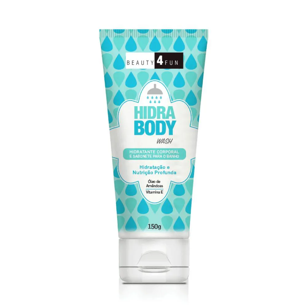 BEAUTY 4 FUN HIDRA BOBY WASH HIDRATANTE CORPORAL E SABONETE PARA BANHO 150G