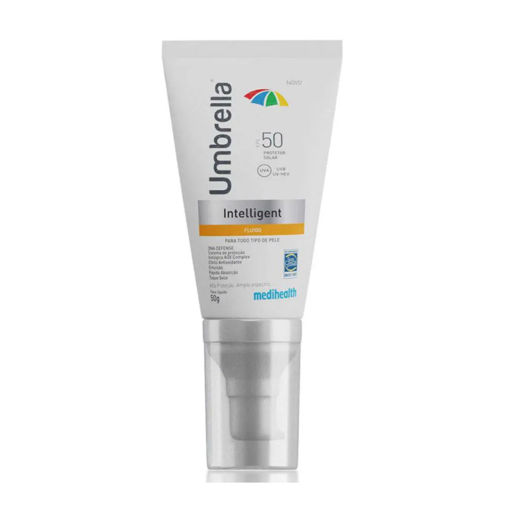 MEGALABS UMBRELLA INTELLIGENT PROTETOR SOLAR FPS50 FLUIDO 50G
