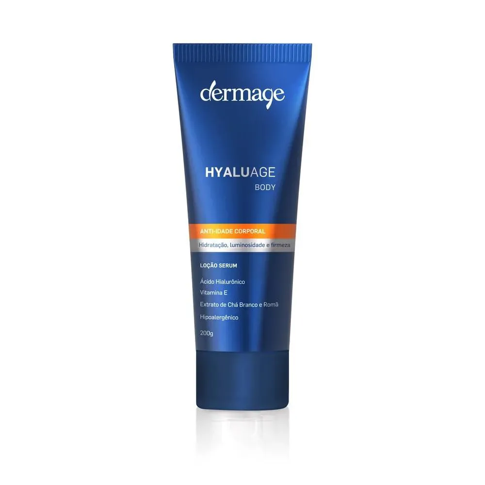 DERMAGE HYALUAGE BODY LOçãO CORPORAL HIDRATANTE 200G