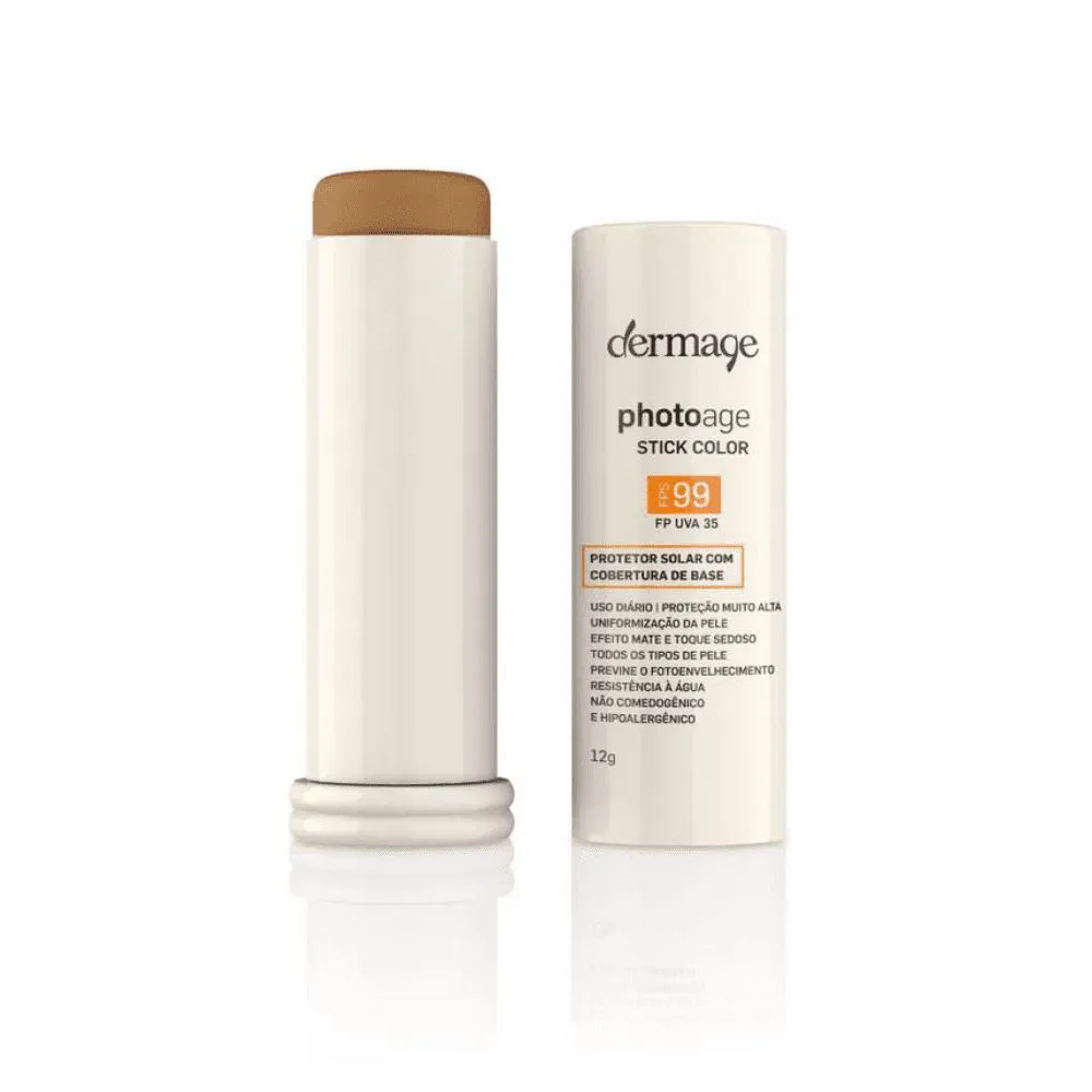 DERMAGE PHOTOAGE STICK COLOR FPS 99 COR D MéDIO 12G
