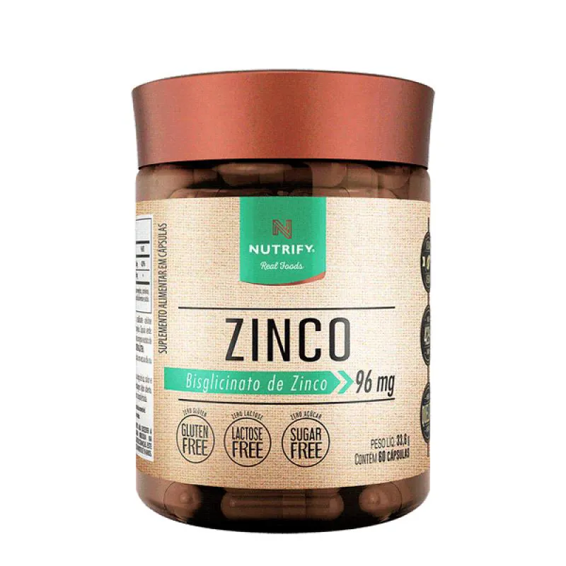 ZINCO 60 CÁPSULAS NUTRIFY