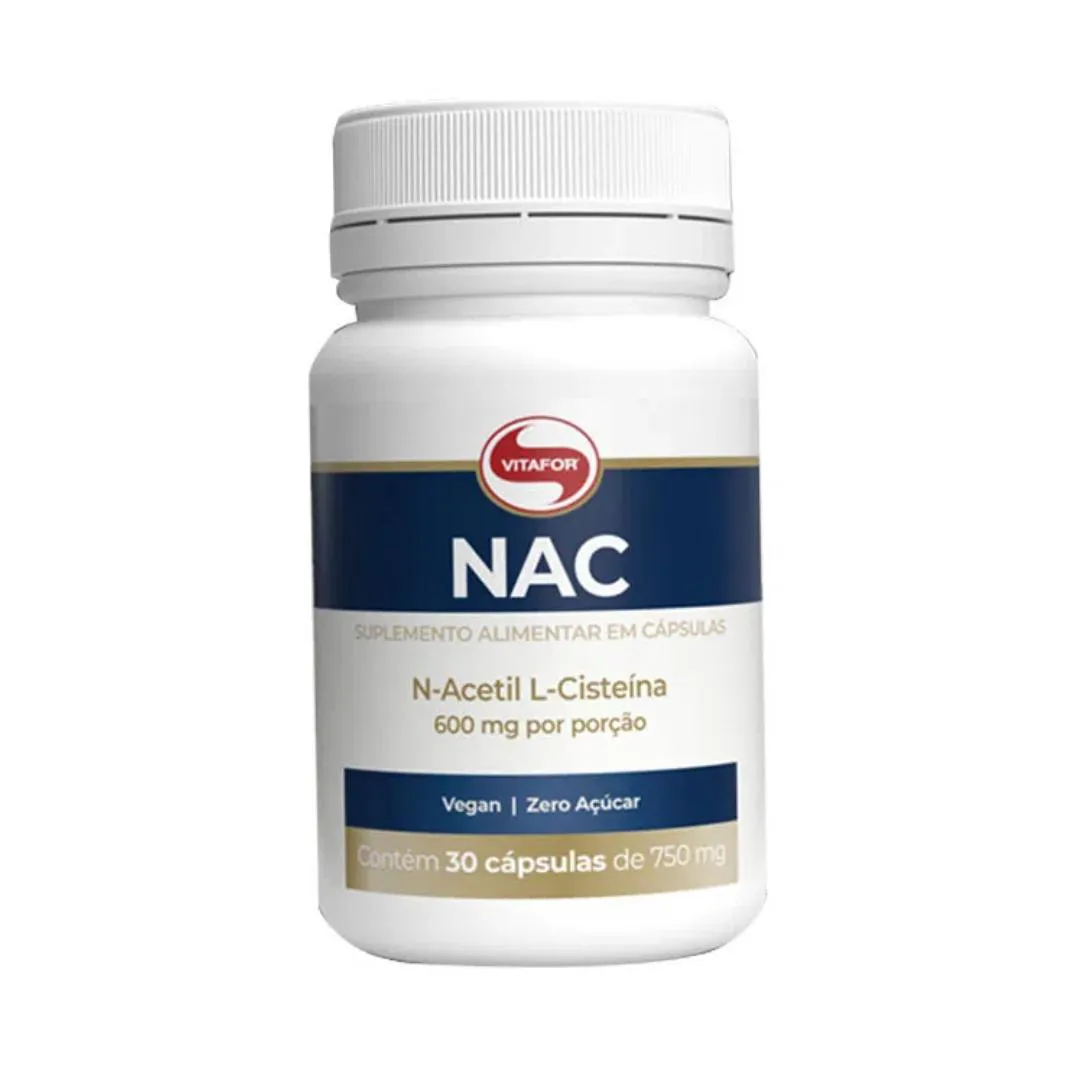 NAC N-ACETIL L-CISTEíNA 30 CáPS 750MG - VITAFOR