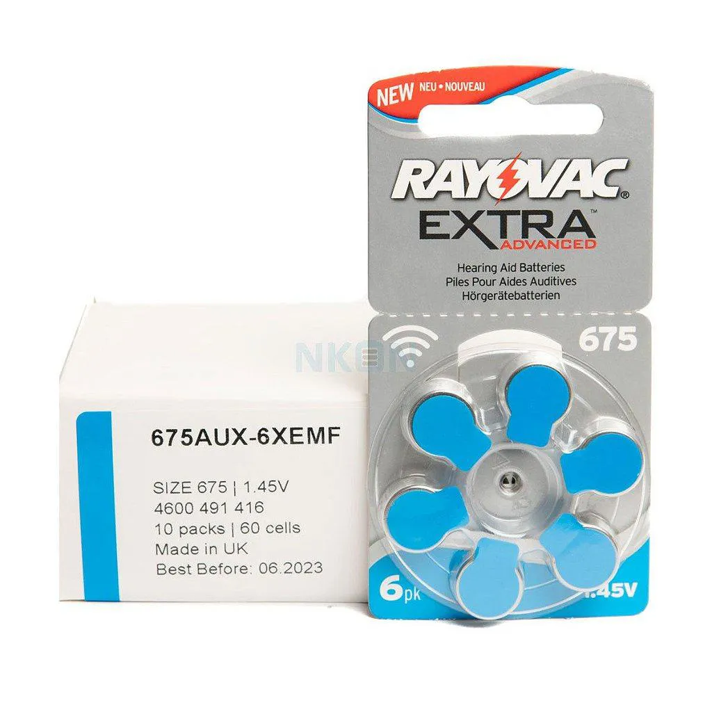 BATERIA AUDITIVA 675 RAYOVAC