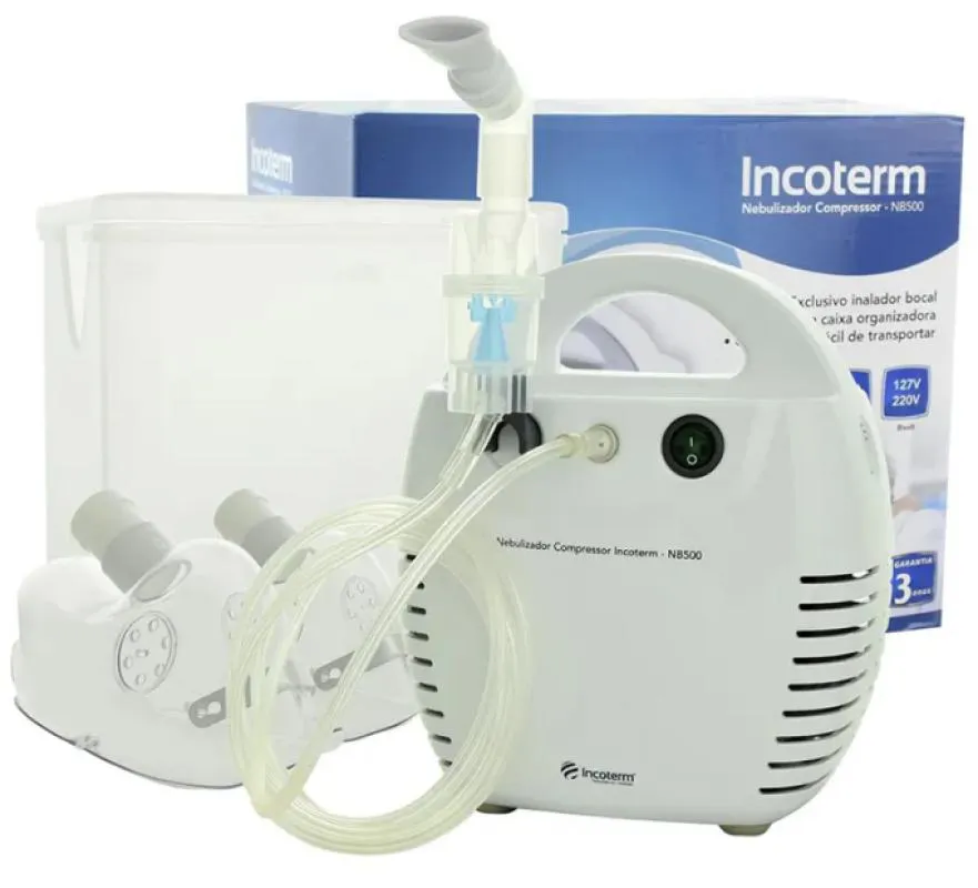 Inalador Nebulizador Incoterm Rm Compressor Nb500