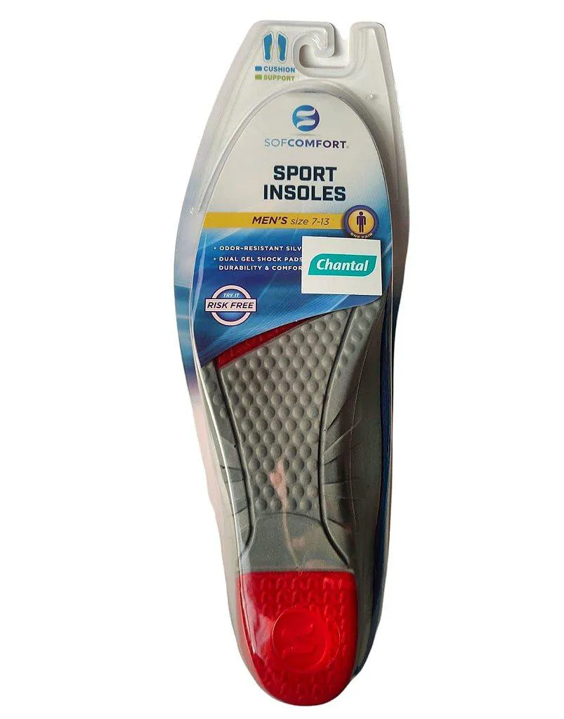 PALMILHA GEL SOFT COMFORT SPORT INSOLES MASCULINO