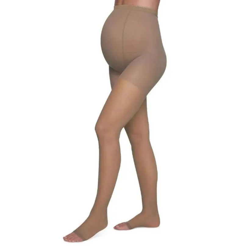MEIA CALçA GESTANTE MEDIA COMPRESSãO SEM PONTEIRA 18-21 MMHG KENDALL P MEL