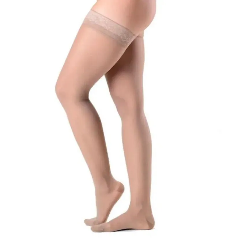 MEIA COXA 782B EVER SHEER PONTEIRA NORMAL FECHADA SIGVARIS G2 NATURAL