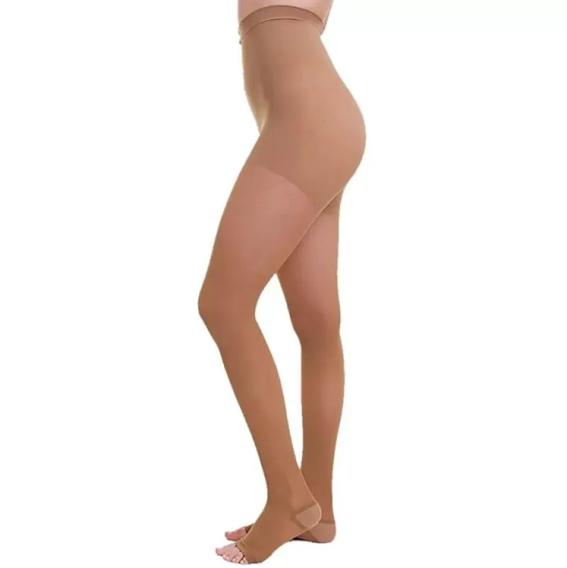 MEIA CALçA LEGLINE 20-30 MMHG PONTEIRA ABERTA SAHARA - VENOSAN P