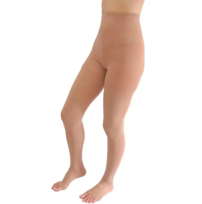 MEIA CALçA LEGLINE 20-30 MMHG PONTEIRA ABERTA SAHARA - VENOSAN M