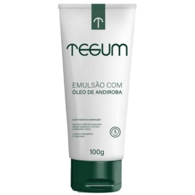 TEGUM EMULSãO COM ÓLEO DE ANDIROBA 100 G