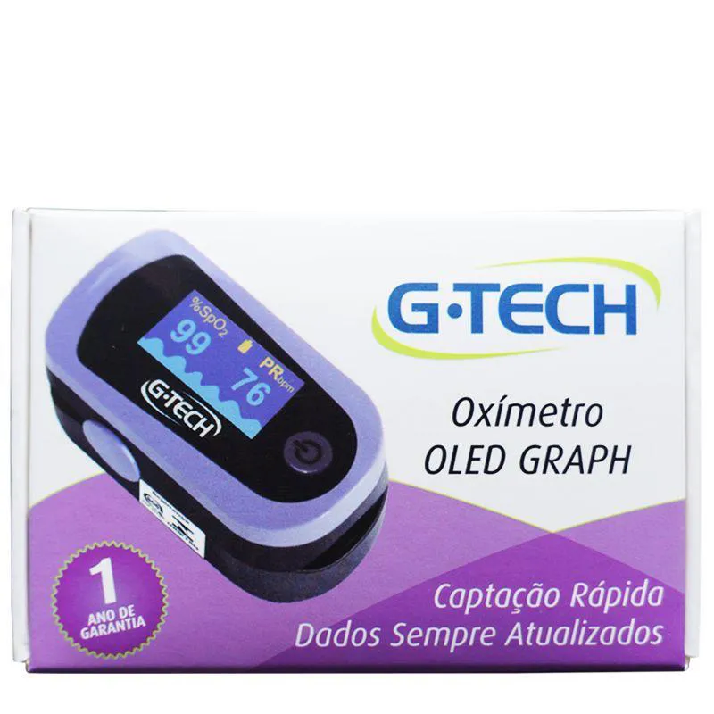 OXíMETRO DE PULSO - G-TECH - OLED GRAPH