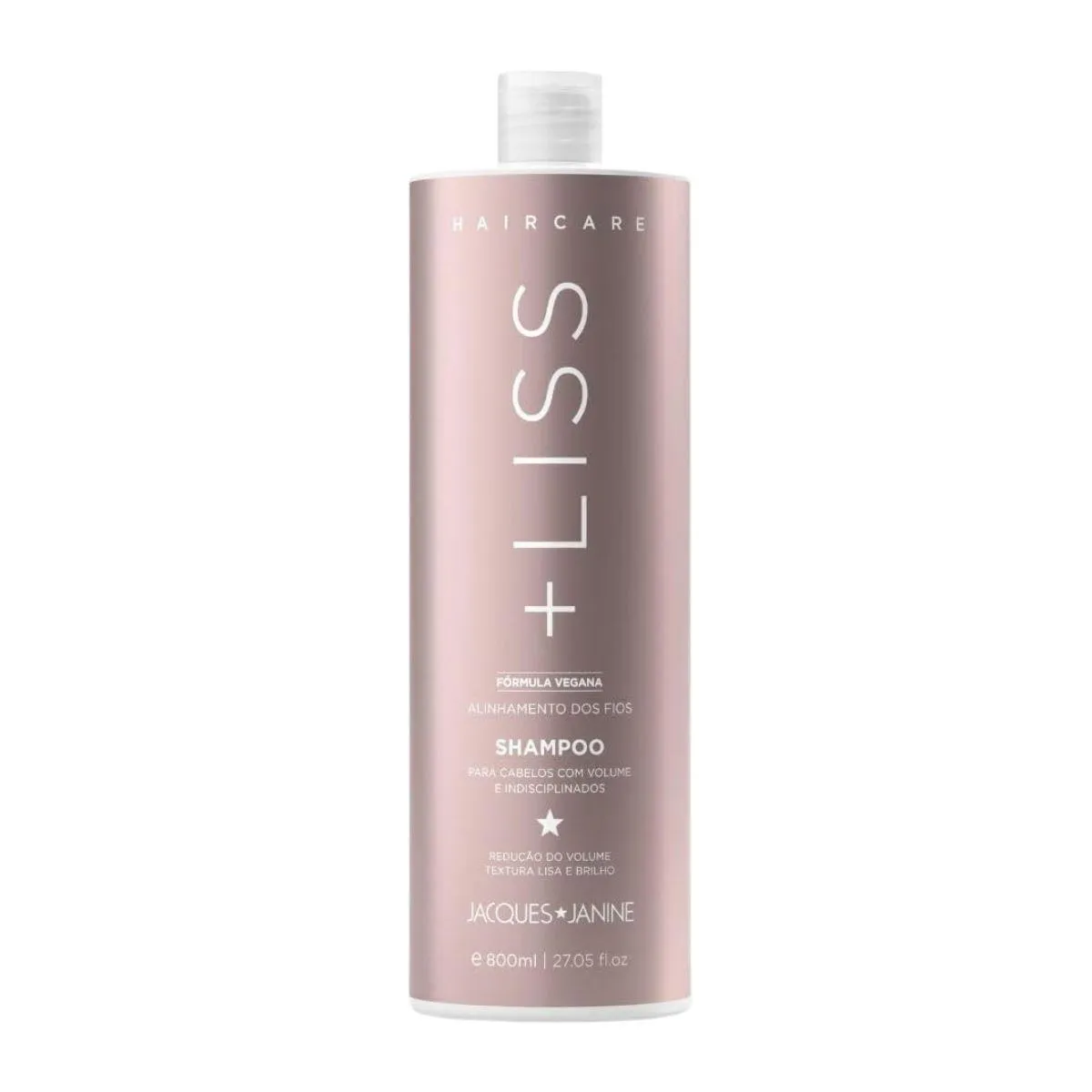 Shampoo Vegano Jacques Janine Hair Care + Liss Liso 800Ml