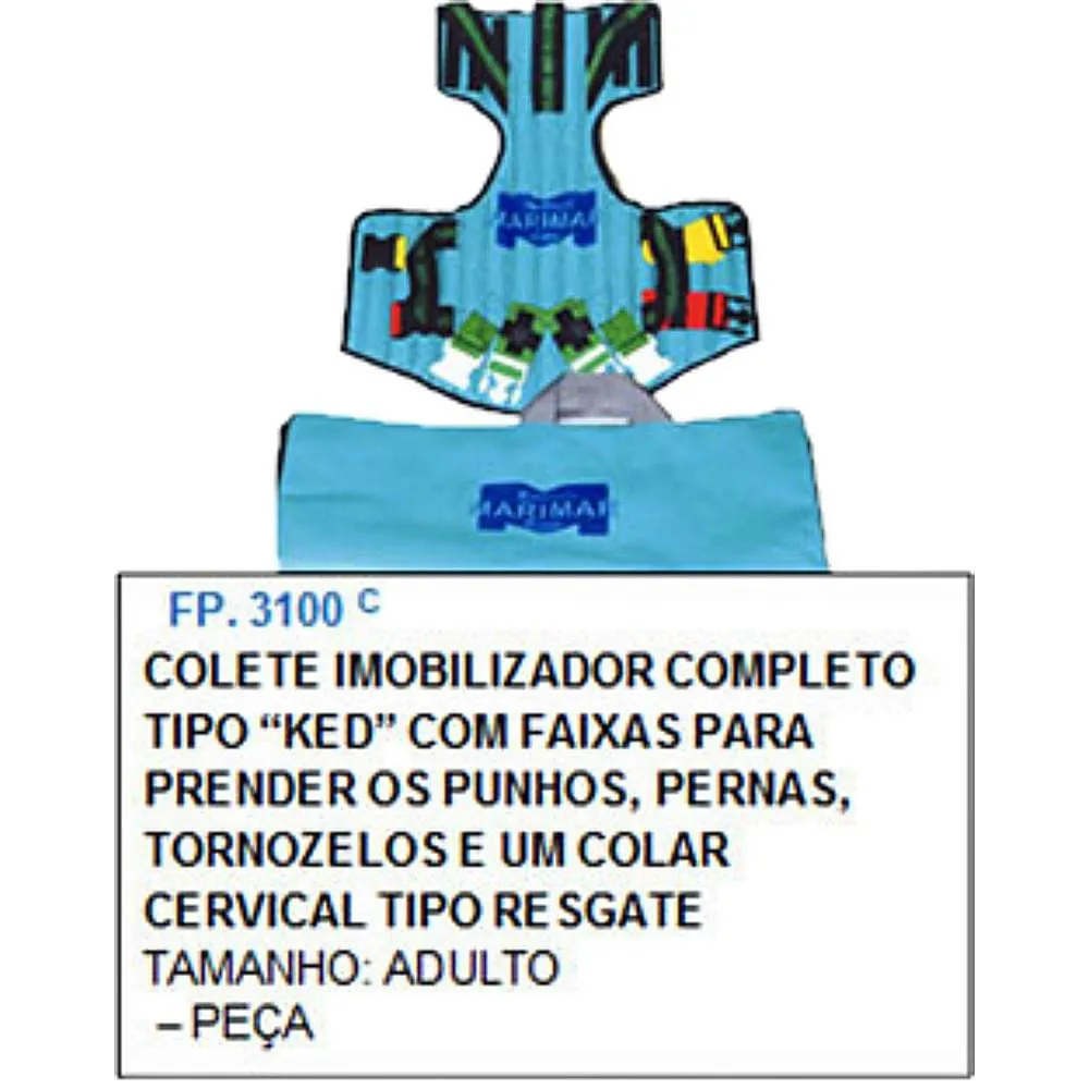 COLETE IMOBILIZADOR TIPO KED MARIMAR - ADULTO