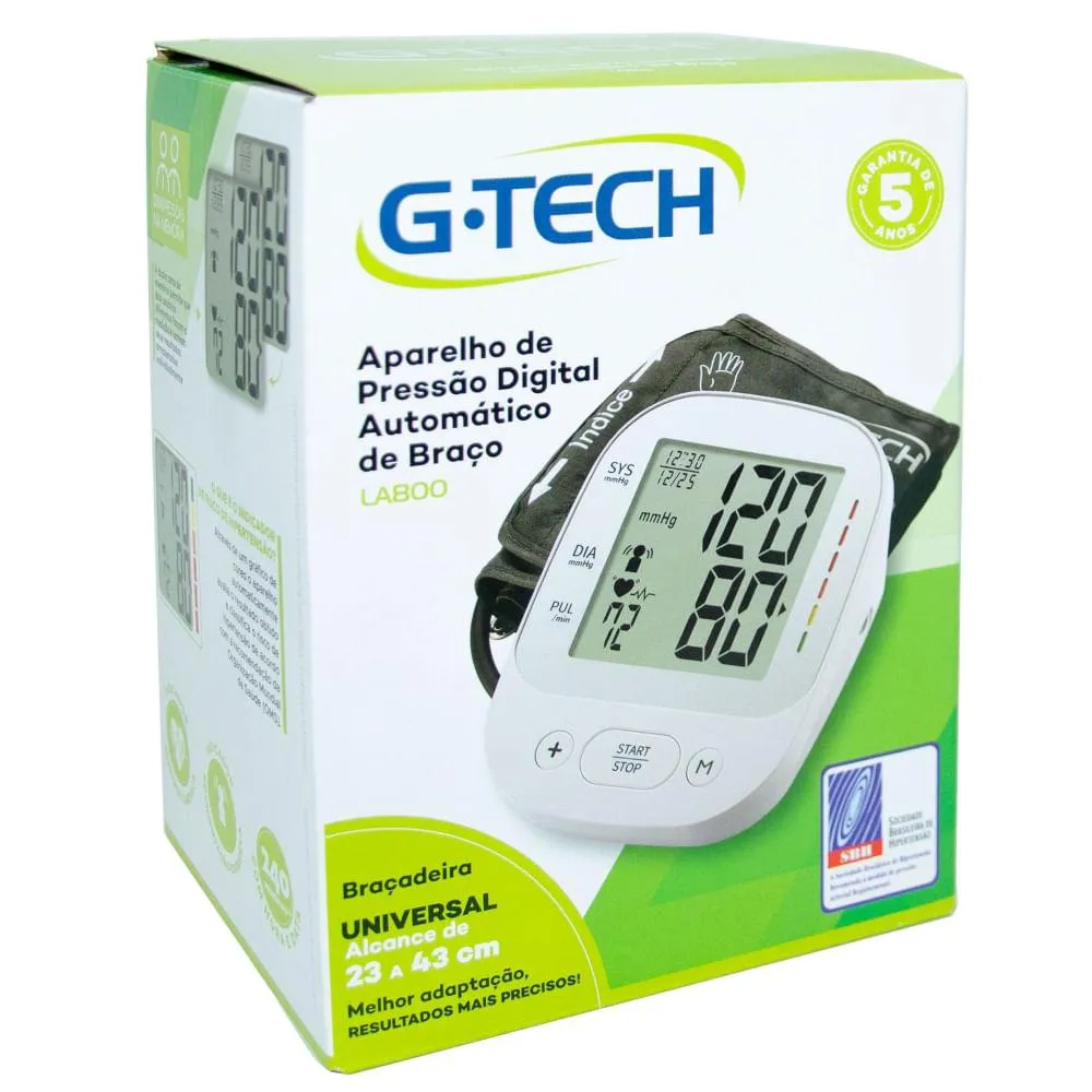 Aparelho de Pressão Digital de Braço La800 G-Tech