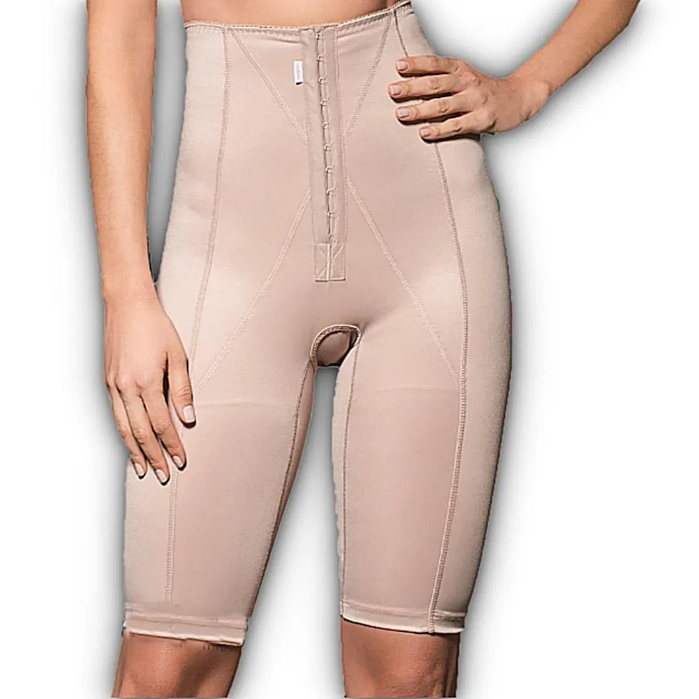 CINTA BERMUDA MODELADORA ABERTURA FRONTAL CHOCOLATE TAM PP