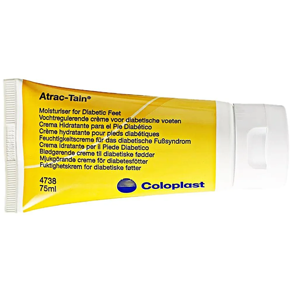 ATRACTAIN COLOPLAST CREME HIDRATACAO PéS DIABETICO 75G - UNIDADE