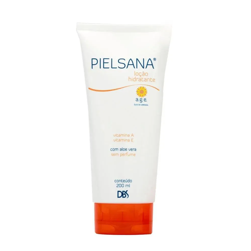 Loção Hidratante Corporal Pielsana Premium Age Aloe Vera Sem Perfume 200ml 