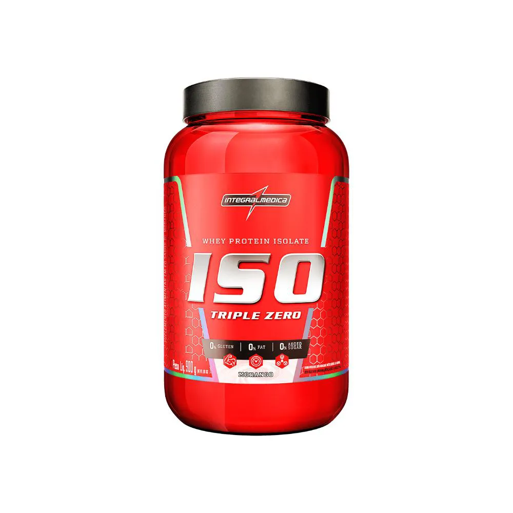 ISSO TRIPLE ZERO (907G) MORANGO INTEGRALMEDICA