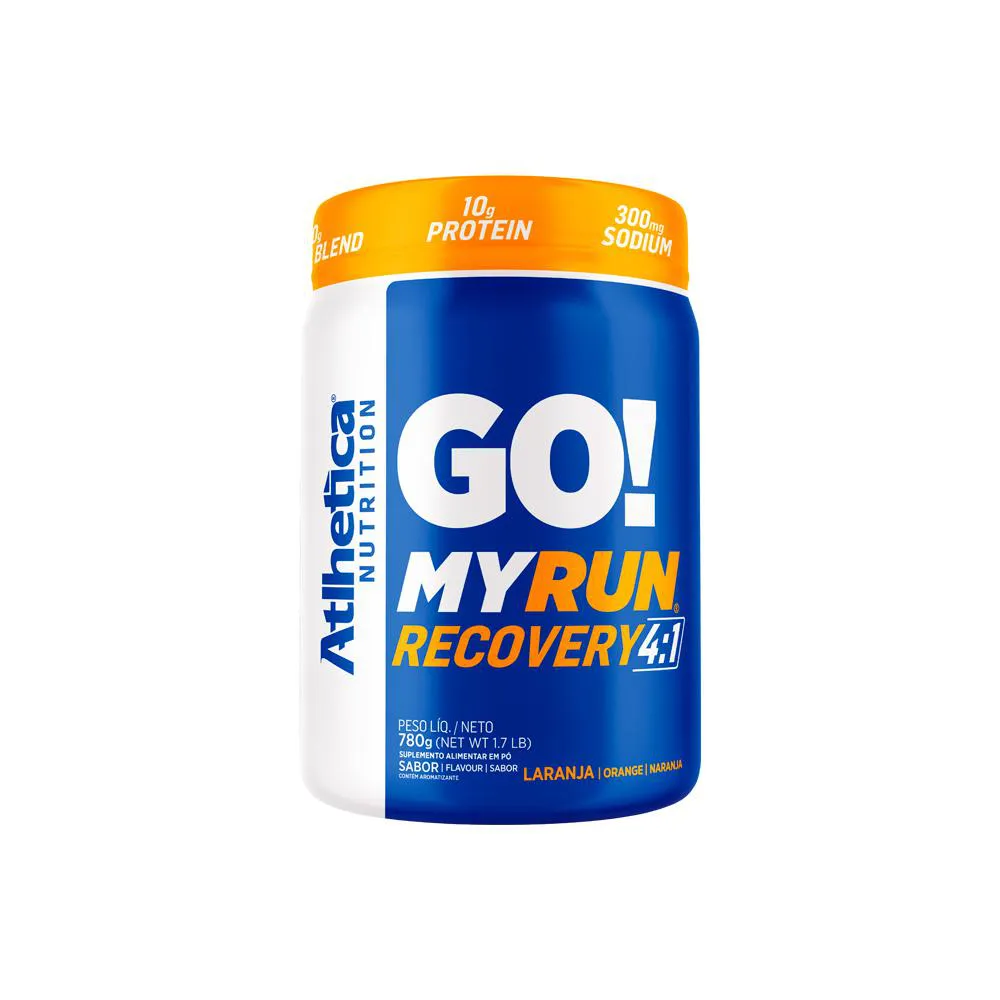 GO! MY RUN RECOVERY 4:1 (780G) LARANJA ATLHETICA NUTRITION