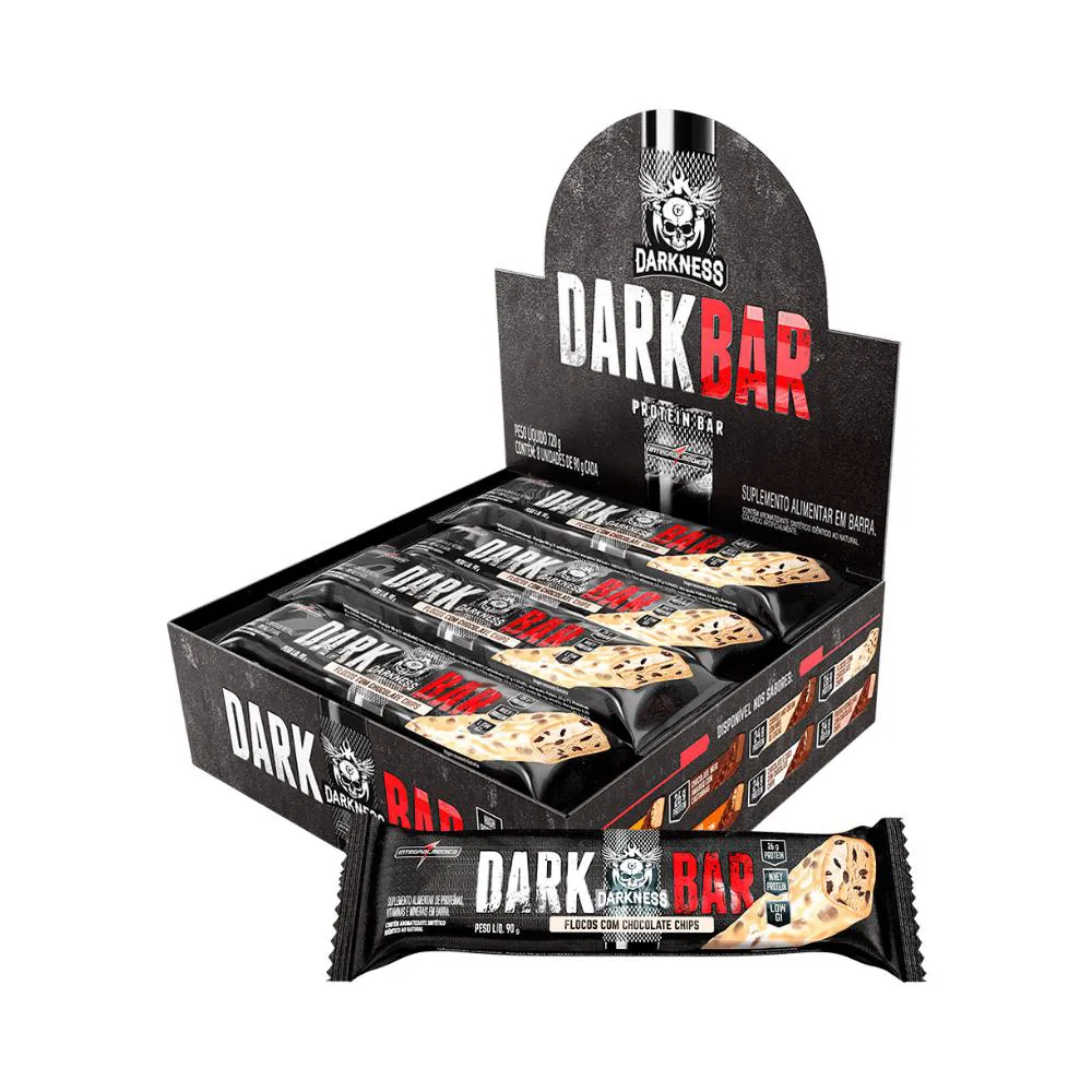 DARK WHEY BAR (720G) 8UN FLOCOS DARKNESS