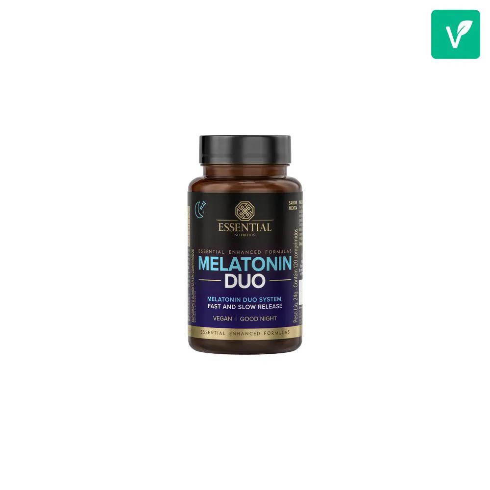 MELATONIN DUO (120 COMPRIMIDOS) ESSENTIAL NUTRITION