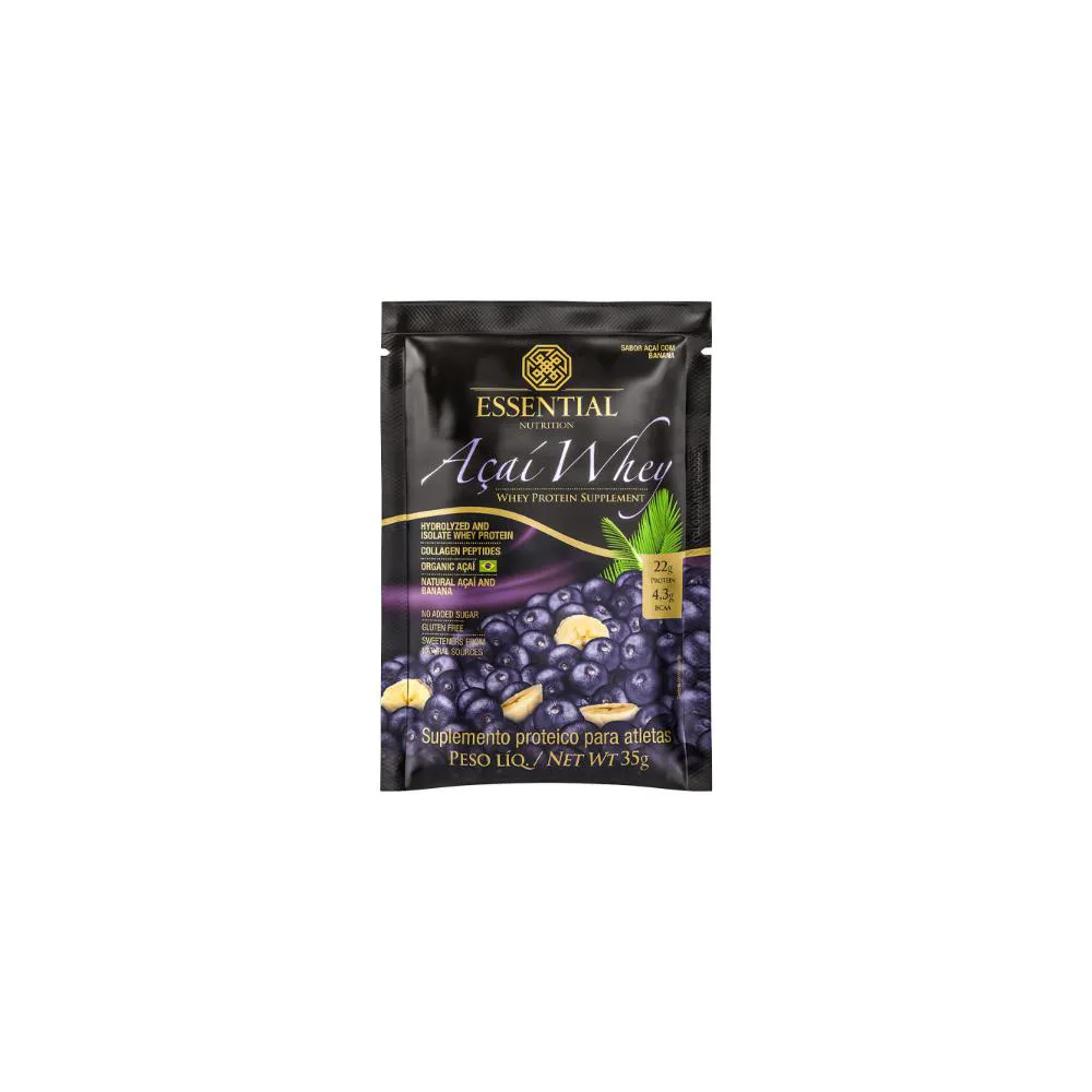 Whey Protein Essential Nutrition Açaí Whey Sachê 35g