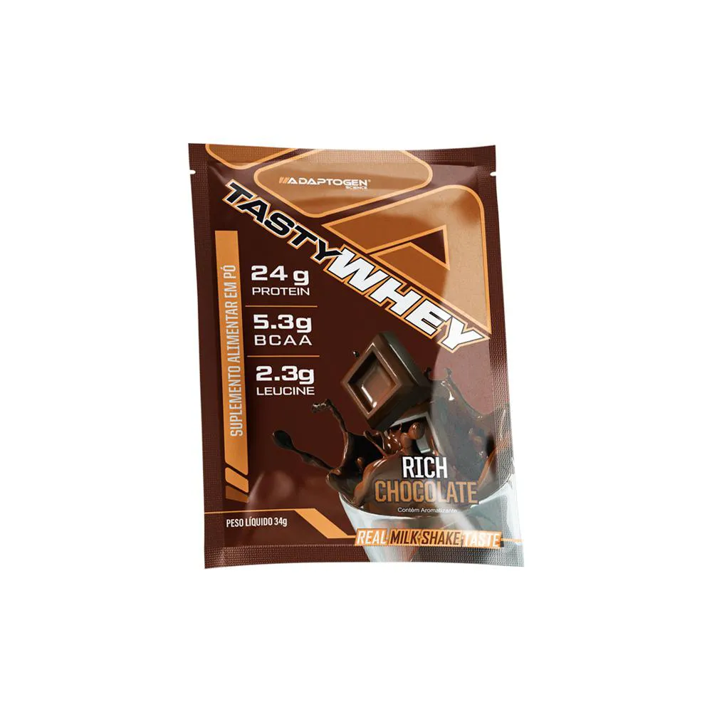 Whey Protein 3W Tasty Whey Adaptogen Chocolate Sachê 34g