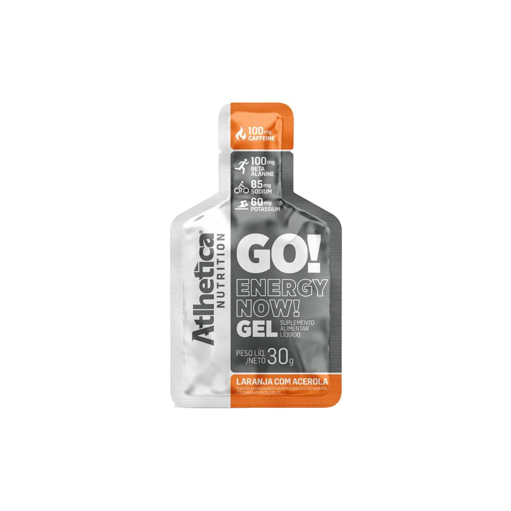 GO! ENERGY NOW GEL (SACHê) LARANJA ATLHETICA NUTRITION