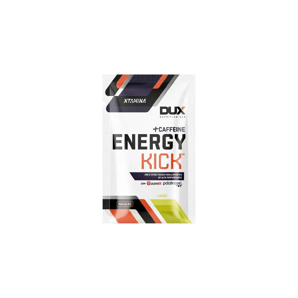ENERGY KICK CAFFEINE (SACHê) LIMãO DUX NUTRITION Droga Raia