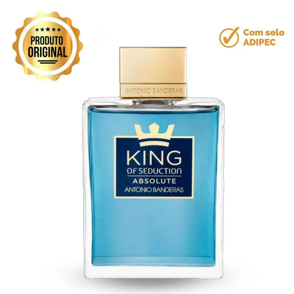 King Of Seduction Absolute Antonio Banderas Eau de Toilette 200ml - Perfume Masculino