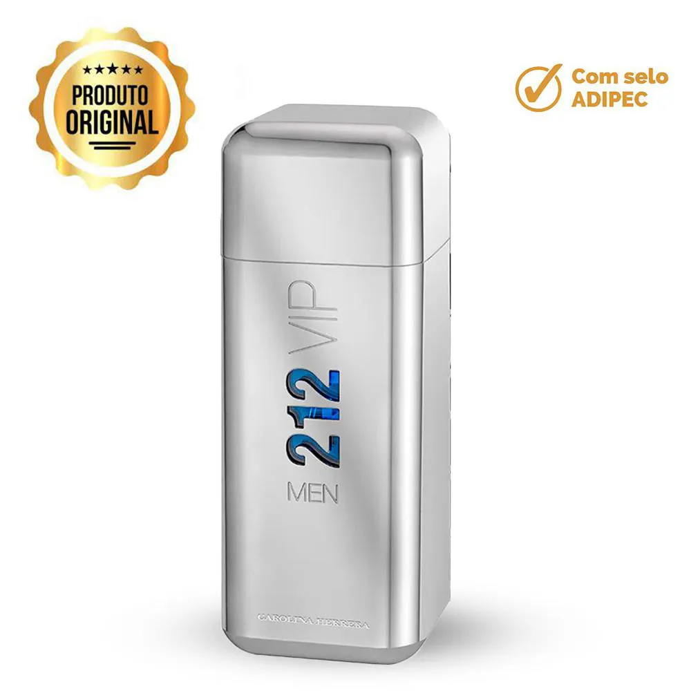 PERFUME CAROLINA HERRERA 212 VIP MEN EDT MASCULINO 100ML