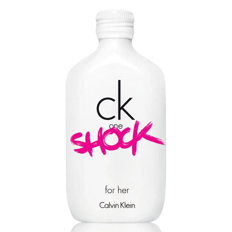 PERFUME CK ONE SHOCK FOR HER CALVIN KLEIN EAU DE TOILETTE FEMININO 100ML
