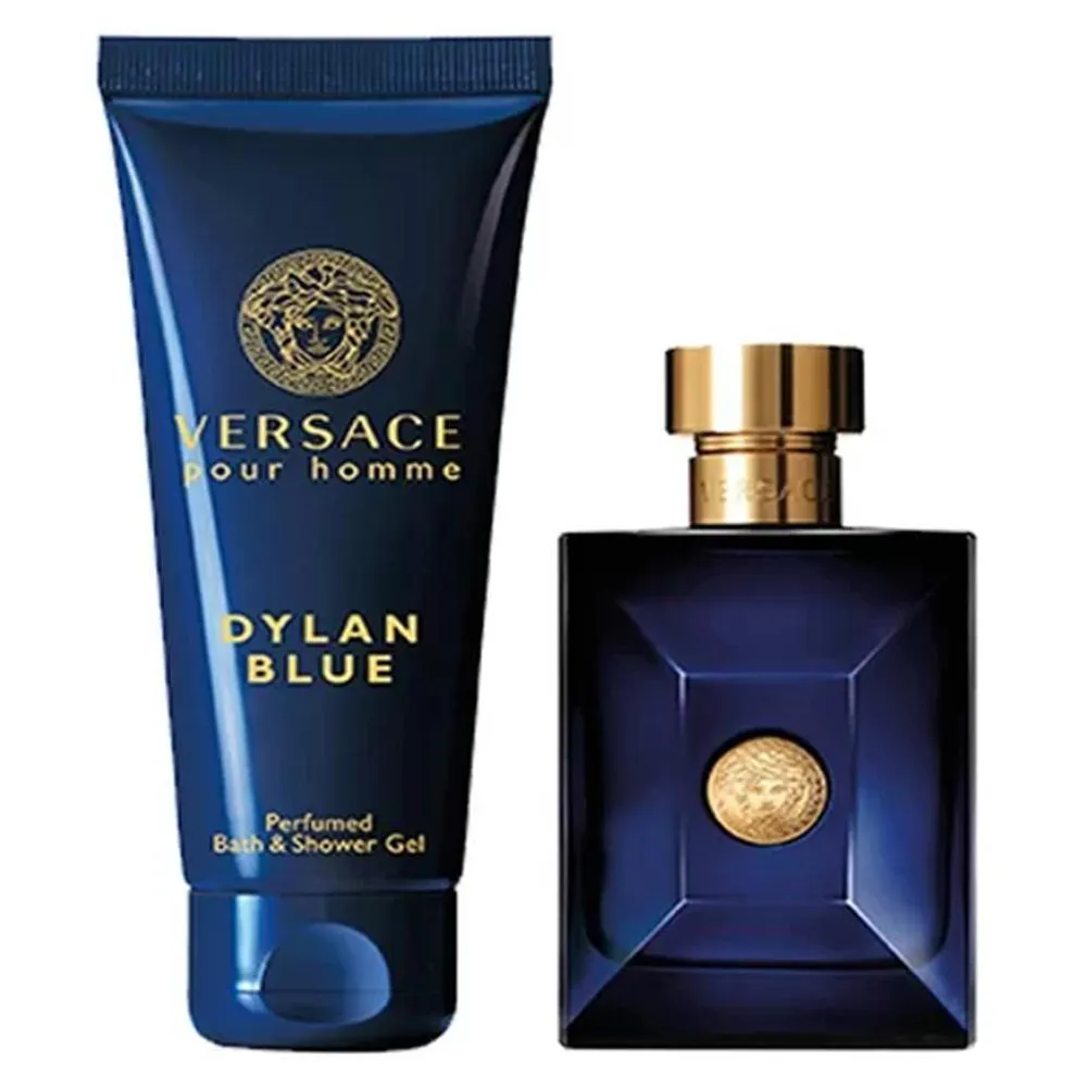Kit Dylan Blue Versace Masculino Eau de Toilette 100ml + Gel de Banho 100ml