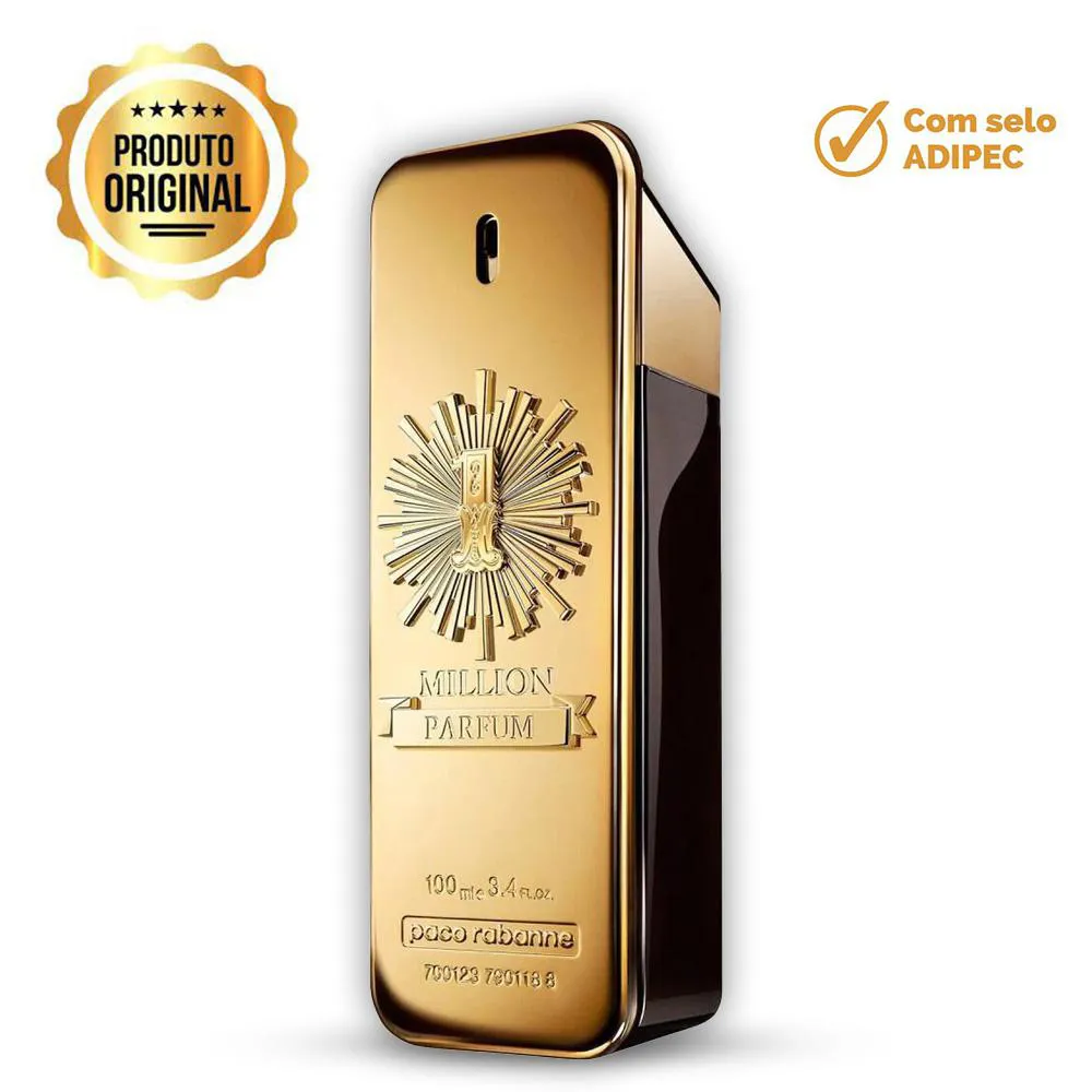PERFUME 1 MILLION PARFUM PACO RABANNE EAU DE PARFUM MASCULINO 100ML