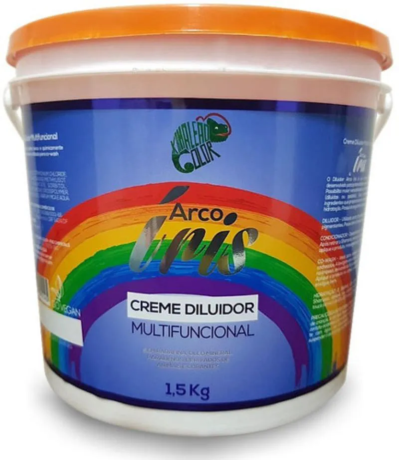 CREME MULTIFUNCIONAL DILUIDOR ARCO-íRIS KAMALEãO BALDE 1,5KG