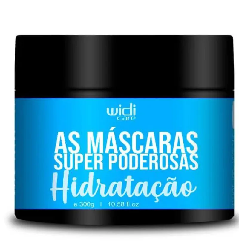 AS MáSCARAS SUPER PODEROSAS HIDRATAçãO WIDI CARE 300G